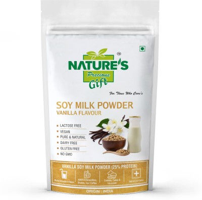 Nature's Precious Gift Vanilla Soya Drink Powder [Vegan | Non-GMO ] - 200 GM Protein Shake(200 g, Vanilla Flavor)