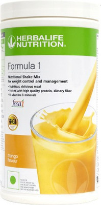 HERBALIFE Formula 1 Nutritional Shake Mix -Mango Flavor Plant-Based Protein(500 g, Mango)