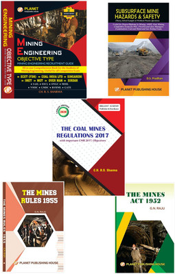 A Complete Guide For Mining Engineering Competitve Exams Pack Of 5 Books Overman Mining Gate Mining Amie Mining Psu First/second Class Managers Mining Sirdar Mining Singareni.ecet Mining Cmr 2017 .coal India Limited Mining.etc.( 2021 Edition Updated)(Paperback, D.S. PRADHAN, SARMA) A Complete Guide For Mining Engineering Competitve Exams Pack Of 5 Books Overman Mining Gate Mining Amie Mining Psu First/second Class Managers Mining Sirdar Mining Singareni.ecet Mining Cmr 2017 .coal India Limited Mining.etc.( 2021 Edition Updated)(Paperback, D.S. PRADHAN, SARMA)