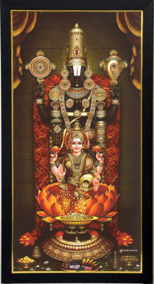 101Temples Lakshmi Hrudhaya Balaji God Photo Religious Frame