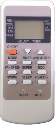 Akshita Ac Remote No.135 Ac Remote Control ( Check Image with Old Remote ) IFB & Whirlpool Remote Controller(White)