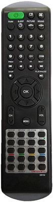 BhalTech UN152 S-MT22 V-MT22 LED LCD TV Compatible VIDEOCON and SANSUI Remote Controller(Black)