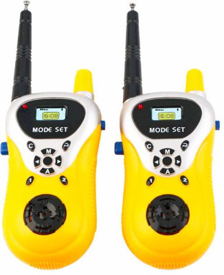 little laugh Kids Walkie Talkie with 2 Player System Toy Interphone. with Extendable Antenna for Extra Range Upto 100 Meters