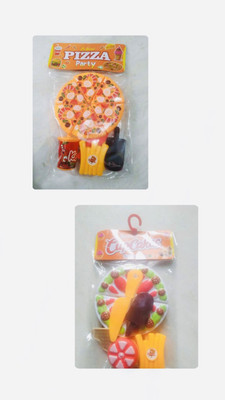 Gauri Play pizza and cake set (combo of 2)