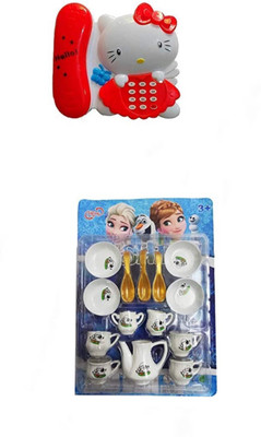 Kaushik Play hello kitty phone and coffee set