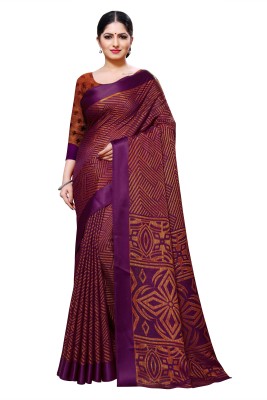 Winza Designer Self Design, Embellished, Woven, Checkered Banarasi Silk Blend, Brasso Saree(Brown)