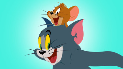 anshul internet point 45.72 cm TOM AND JERRY 10 Self Adhesive Sticker(Pack of 1)
