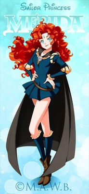 anshul internet point 45.72 cm DISNEY PRINCESS 73 Self Adhesive Sticker(Pack of 1)