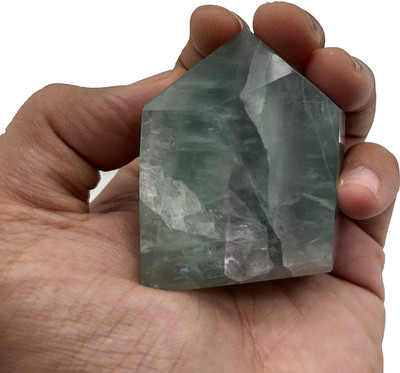 Plus Value Multi Fluorite Stone 158grams Regular Asymmetrical Crystal Stone(Multicolor 1 Pieces)