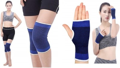 smile4u (KNEE/PALM) Fitness Compression Support Brace Big Szie for Palm AND KNEE Hand Support