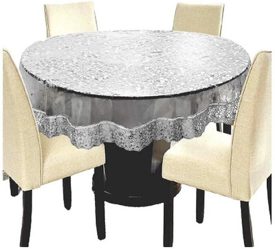 EMPORIUM WORLD Self Design 4 Seater Table Cover(Multicolor, Polyester)
