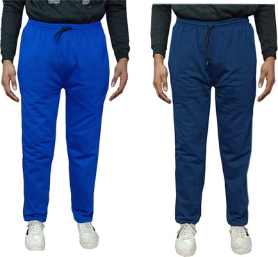 Indistar Solid Men Multicolor Track Pants