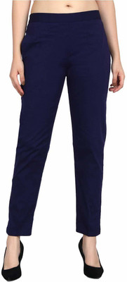 Princi Fashion Regular Fit Women Blue Trousers