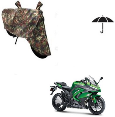 Feel heaven Waterproof Two Wheeler Cover for Kawasaki(Ninja 1000, Multicolor)