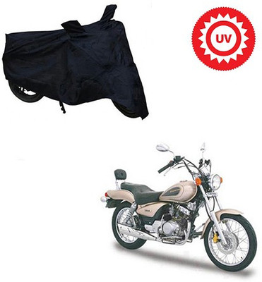 SRENTERPRISES Two Wheeler Cover for Yamaha(Enticer, Black)