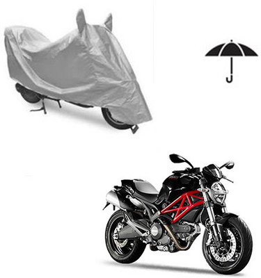 Atulit enterprises Two Wheeler Cover for Ducati(Monster 796 S2R, Silver)
