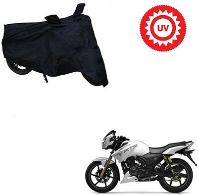 dashark Waterproof Two Wheeler Cover for TVS(Apache RTR 180, Black)