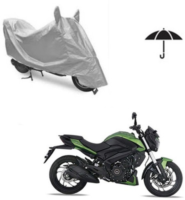 Atulit enterprises Two Wheeler Cover for Bajaj(Dominar, Silver)