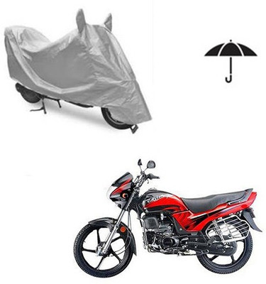 Atulit enterprises Waterproof Two Wheeler Cover for Honda(Passion Plus, Silver)