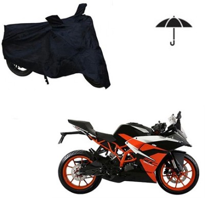 Atulit enterprises Two Wheeler Cover for KTM(RC 200, Black)