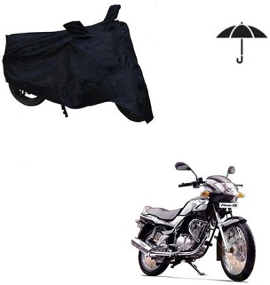 Atulit enterprises Two Wheeler Cover for TVS(Fiero F2, Black)