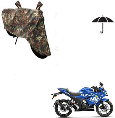 SRENTERPRISES Two Wheeler Cover for Suzuki(Gixxer SF, Multicolor)