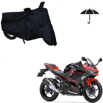 Atulit enterprises Two Wheeler Cover for Kawasaki(Ninja 250, Black)