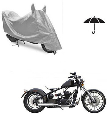 Atulit enterprises Two Wheeler Cover for Harley Davidson(Bobber 350, Silver)