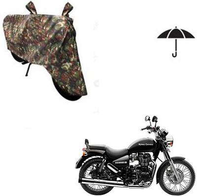 Feel heaven Waterproof Two Wheeler Cover for Royal Enfield(Thunderbird 500, Multicolor)