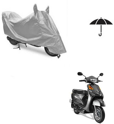 Atulit enterprises Two Wheeler Cover for Indus(Yo Spark, Silver)
