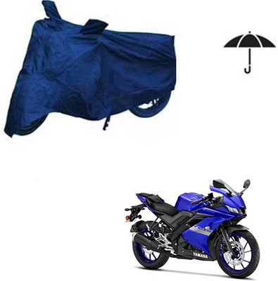 RPSENTTERPR Waterproof Two Wheeler Cover for Yamaha(R15 V3, Blue)