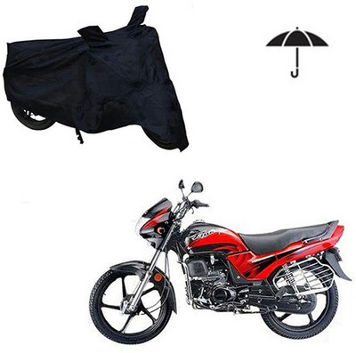 Mdstar Waterproof Two Wheeler Cover for Honda(Passion Plus, Black)