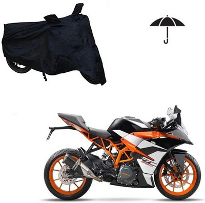 Atulit enterprises Two Wheeler Cover for KTM(RD 350, Black)