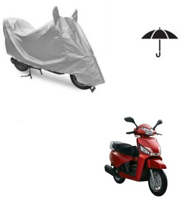 Atulit enterprises Two Wheeler Cover for Mahindra(Gusto, Silver)