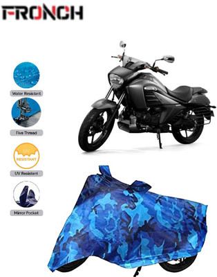 FRONCH Waterproof Two Wheeler Cover for Suzuki(intruder 150, Blue)