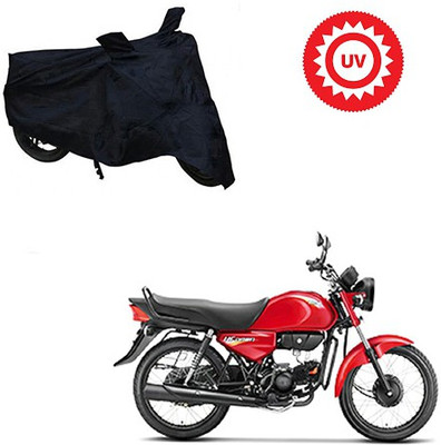 Atulit enterprises Two Wheeler Cover for Hero(HF Dawn, Black)