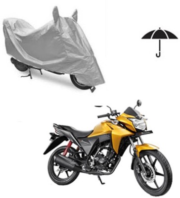 SRENTERPRISES Two Wheeler Cover for Honda(CB Twister, Silver)