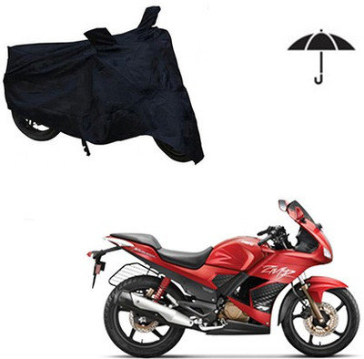 SRENTERPRISES Two Wheeler Cover for Hero(Karizma ZMR, Black)