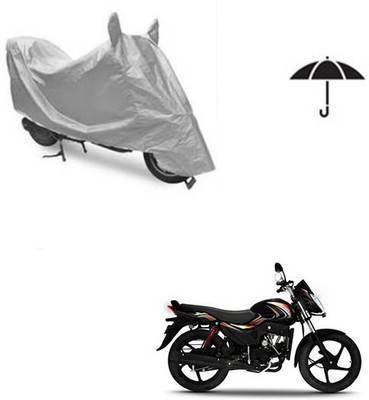 Atulit enterprises Two Wheeler Cover for Mahindra(Pantero, Silver)