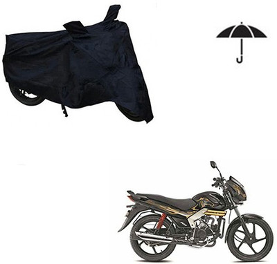 SRENTERPRISES Two Wheeler Cover for Mahindra(Centuro, Black)