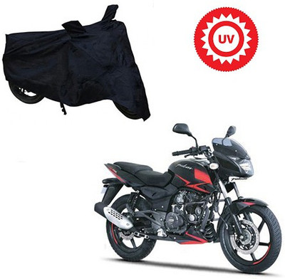 Atulit enterprises Two Wheeler Cover for Bajaj(Pulsar 180 DTS-i, Black)