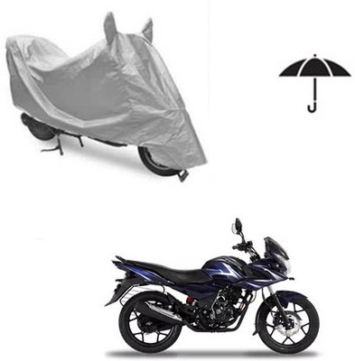 Atulit enterprises Two Wheeler Cover for Bajaj(Discover 150 f, Silver)