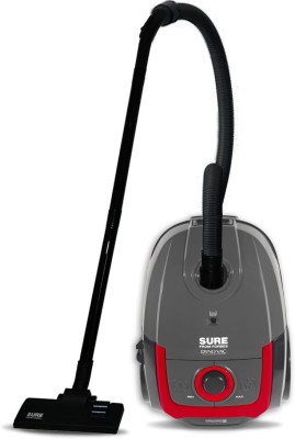 EUREKA FORBES Dyno Vac Bagless Dry Vacuum Cleaner with Reusable Dust Bag(Red, Black)