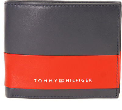 TOMMY HILFIGER Men Multicolor Genuine Leather Wallet(4 Card Slots)