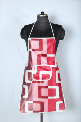 FAIRY HOME Polyester Chef's Apron - XL(Maroon, Single Piece)