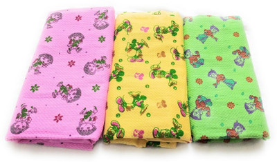 Cotton colors Cotton 250 GSM Bath Towel Set(Pack of 3)