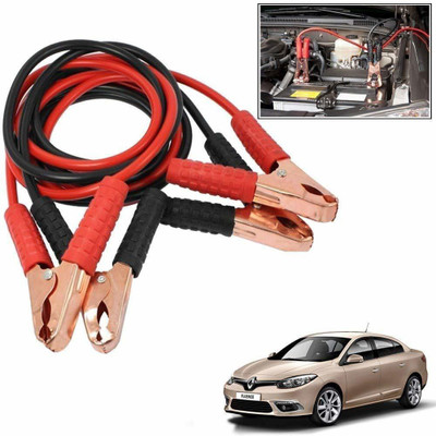RideDeck IVX - TY - 20 - Jumper Cable Booster cable car Battery charger 500-Amp to 700-Amp Capacity 2-mtr Universal for All Cars 6.4 ft Battery Jumper Cable