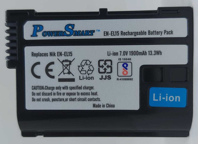 Power Smart EN-EL15 7.0V 1900Mah Rechargeable Lithium-Ion   Battery