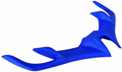 Gogna Mart Nose Grill For Yamaha R15 V3 shine red + r15 v3 winglet blue Bike Fairing Kit