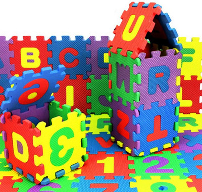 F FERONS Play Mat 36 Tiles Kids Puzzle Mats Foam Kids Educational Interlocking(36 Pieces)
